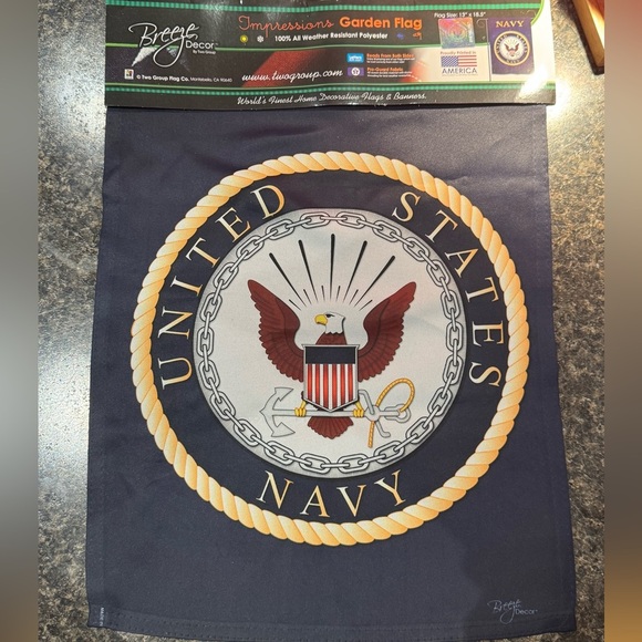United States Navy Garden Flag - Picture 2 of 7